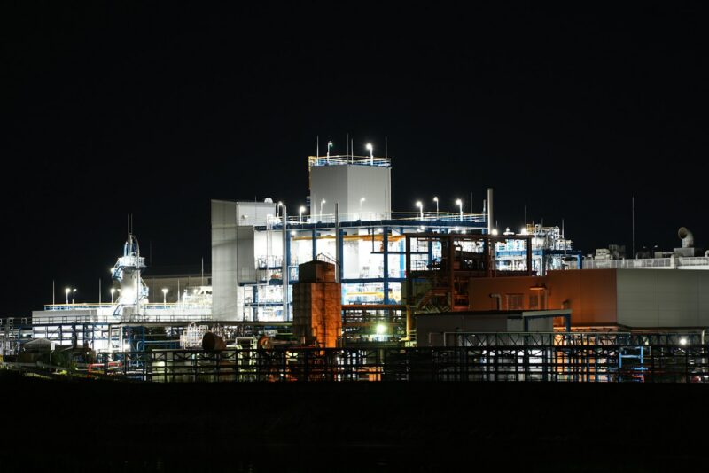Site industriel chimique
